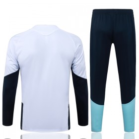Argentina Trainings Sweatshirt Kvarts-Dragkedja 2026-27 Vit