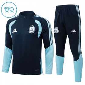 Barn Argentina Trainings Sweatshirt Kvarts-Dragkedja 2026-27 Navy