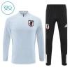 Barn Japan Trainings Sweatshirt Kvarts-Dragkedja 2026 Vit