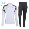 Barn Real Madrid Trainings Sweatshirt Kvarts-Dragkedja 2026-27 Vit Barn Real Madrid Trainings Sweatshirt Kvarts-Dragkedja 2026-27 Vit