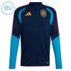 Barn Spanien Trainings Sweatshirt Kvarts-Dragkedja 2026-27 Navy