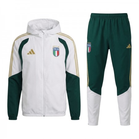 Italien Träningsjacka Hood 2026-27 Vit Italien Träningsjacka Hood 2026-27 Vit