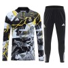 Real Madrid Marvel Trainings Sweatshirt Kvarts-Dragkedja 2026-27 Svart Real Madrid Marvel Trainings Sweatshirt Kvarts-Dragkedja 2026-27 Svart