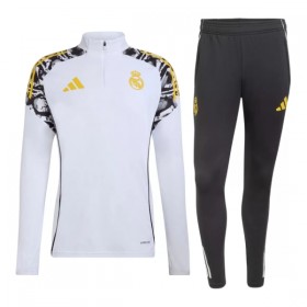 Real Madrid Trainings Sweatshirt Kvarts-Dragkedja 2026-27 Vit