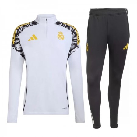 Real Madrid Trainings Sweatshirt Kvarts-Dragkedja 2026-27 Vit Real Madrid Trainings Sweatshirt Kvarts-Dragkedja 2026-27 Vit