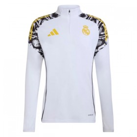 Real Madrid Trainings Sweatshirt Kvarts-Dragkedja 2026-27 Vit