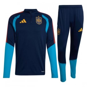 Spanien Trainings Sweatshirt Kvarts-Dragkedja 2026-27 Navy