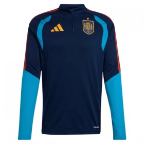 Spanien Trainings Sweatshirt Kvarts-Dragkedja 2026-27 Navy
