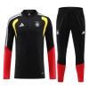 Tyskland Trainings Sweatshirt Kvarts-Dragkedja 2026-27 Svart Tyskland Trainings Sweatshirt Kvarts-Dragkedja 2026-27 Svart