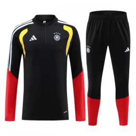 Tyskland Trainings Sweatshirt Kvarts-Dragkedja 2026-27 Svart