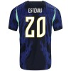 Brasilien Estevao 20 Matchtröjor Borta Fotbollströja VM 2026