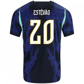 Brasilien Estevao 20 Matchtröjor Borta Fotbollströja VM 2026