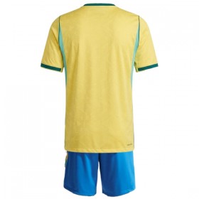Brasilien Matchtröjor Barn Hemma Fotbollströja VM 2026