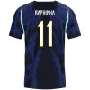 Brasilien Raphinha 11 Matchtröjor Borta Fotbollströja VM 2026