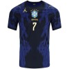 Brasilien Vini JR. 7 Matchtröjor Borta Fotbollströja VM 2026
