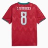 Portugal B. Fernandes 8 Matchtröjor Hemma Fotbollströja VM 2026 Portugal B. Fernandes 8 Matchtröjor Hemma Fotbollströja VM 2026