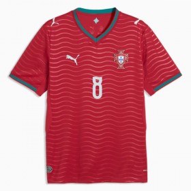 Portugal B. Fernandes 8 Matchtröjor Hemma Fotbollströja VM 2026