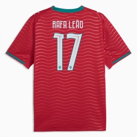 Portugal Rafael Leao 17 Matchtröjor Hemma Fotbollströja VM 2026 Portugal Rafael Leao 17 Matchtröjor Hemma Fotbollströja VM 2026