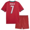 Portugal Ronaldo 7 Matchtröjor Barn Hemma Fotbollströja VM 2026