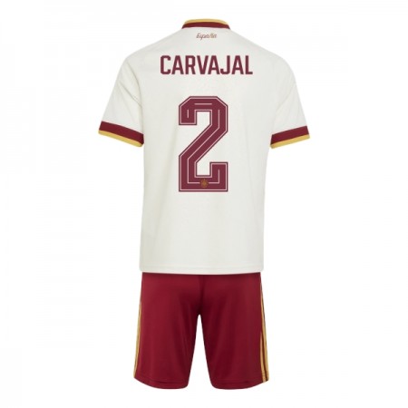 Spanien Carvajal 2 Matchtröjor Barn Borta Fotbollströja VM 2026