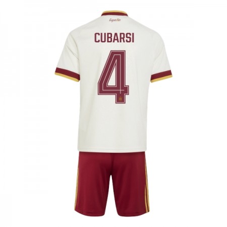 Spanien Cubarsi 4 Matchtröjor Barn Borta Fotbollströja VM 2026