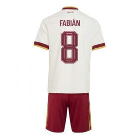 Spanien Fabian 8 Matchtröjor Barn Borta Fotbollströja VM 2026