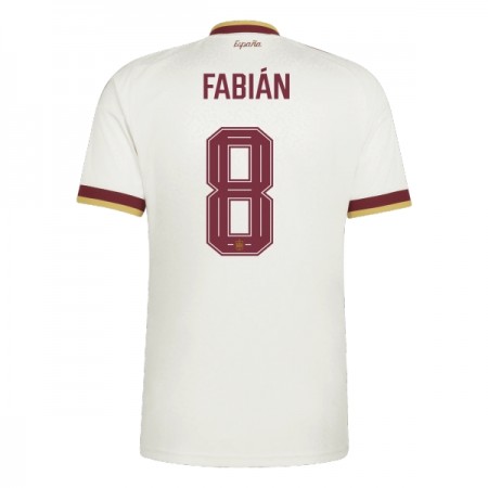 Spanien Fabian 8 Matchtröjor Borta Fotbollströja VM 2026 Spanien Fabian 8 Matchtröjor Borta Fotbollströja VM 2026