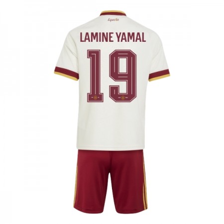 Spanien Lamine Yamal 19 Matchtröjor Barn Borta Fotbollströja VM 2026