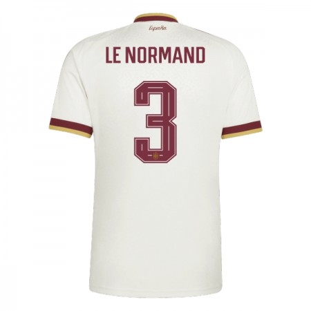 Spanien Le Normand 3 Matchtröjor Borta Fotbollströja VM 2026 Spanien Le Normand 3 Matchtröjor Borta Fotbollströja VM 2026