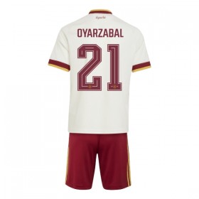 Spanien Oyarzabal 21 Matchtröjor Barn Borta Fotbollströja VM 2026