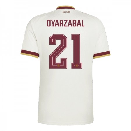 Spanien Oyarzabal 21 Matchtröjor Borta Fotbollströja VM 2026 Spanien Oyarzabal 21 Matchtröjor Borta Fotbollströja VM 2026