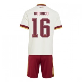 Spanien Rodrigo 16 Matchtröjor Barn Borta Fotbollströja VM 2026