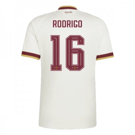Spanien Rodrigo 16 Matchtröjor Borta Fotbollströja VM 2026 Spanien Rodrigo 16 Matchtröjor Borta Fotbollströja VM 2026