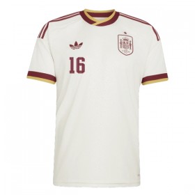 Spanien Rodrigo 16 Matchtröjor Borta Fotbollströja VM 2026