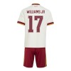 Spanien Williams JR 17 Matchtröjor Barn Borta Fotbollströja VM 2026