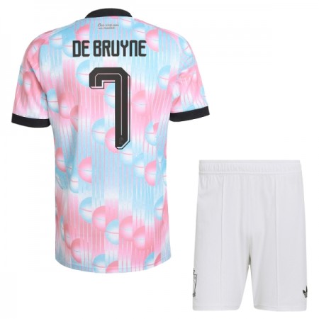 Belgien De Bruyne 7 Matchtröjor Barn Borta Fotbollströja VM 2026