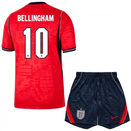 England Bellingham 10 Matchtröjor Barn Borta Fotbollströja VM 2026 England Bellingham 10 Matchtröjor Barn Borta Fotbollströja VM 2026