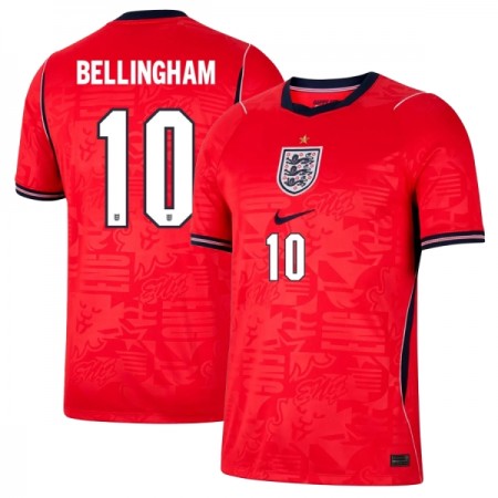 England Bellingham 10 Matchtröjor Borta Fotbollströja VM 2026 England Bellingham 10 Matchtröjor Borta Fotbollströja VM 2026