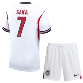 England Saka 7 Matchtröjor Barn Hemma Fotbollströja VM 2026