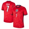 England Saka 7 Matchtröjor Borta Fotbollströja VM 2026 England Saka 7 Matchtröjor Borta Fotbollströja VM 2026