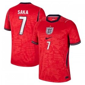 England Saka 7 Matchtröjor Borta Fotbollströja VM 2026