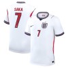 England Saka 7 Matchtröjor Hemma Fotbollströja VM 2026 England Saka 7 Matchtröjor Hemma Fotbollströja VM 2026