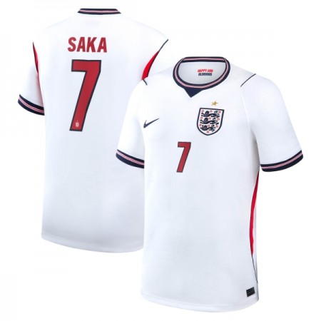 England Saka 7 Matchtröjor Hemma Fotbollströja VM 2026 England Saka 7 Matchtröjor Hemma Fotbollströja VM 2026