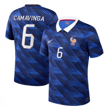 Frankrike Camavinga 6 Matchtröjor Hemma Fotbollströja VM 2026 Frankrike Camavinga 6 Matchtröjor Hemma Fotbollströja VM 2026