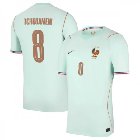 Frankrike Tchouameni 8 Matchtröjor Borta Fotbollströja VM 2026