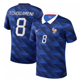 Frankrike Tchouameni 8 Matchtröjor Hemma Fotbollströja VM 2026