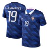 Frankrike Theo Hernandez 19 Matchtröjor Hemma Fotbollströja VM 2026 Frankrike Theo Hernandez 19 Matchtröjor Hemma Fotbollströja VM 2026