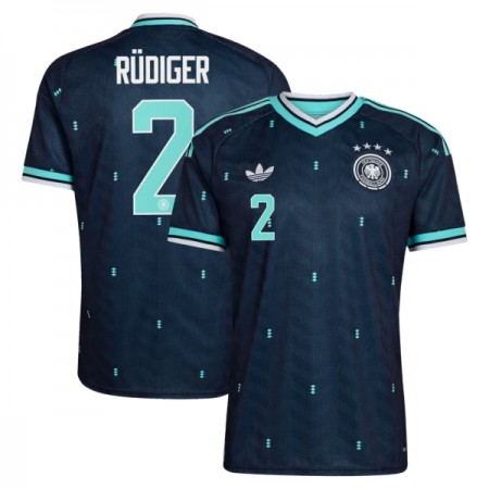 Tyskland Rudiger 2 Matchtröjor Borta Fotbollströja VM 2026 Tyskland Rudiger 2 Matchtröjor Borta Fotbollströja VM 2026