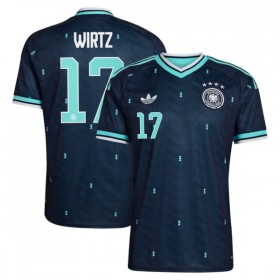 Tyskland Wirtz 17 Matchtröjor Borta Fotbollströja VM 2026