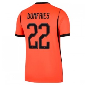 Nederländerna Dumfries 22 Matchtröjor Hemma Fotbollströja VM 2026